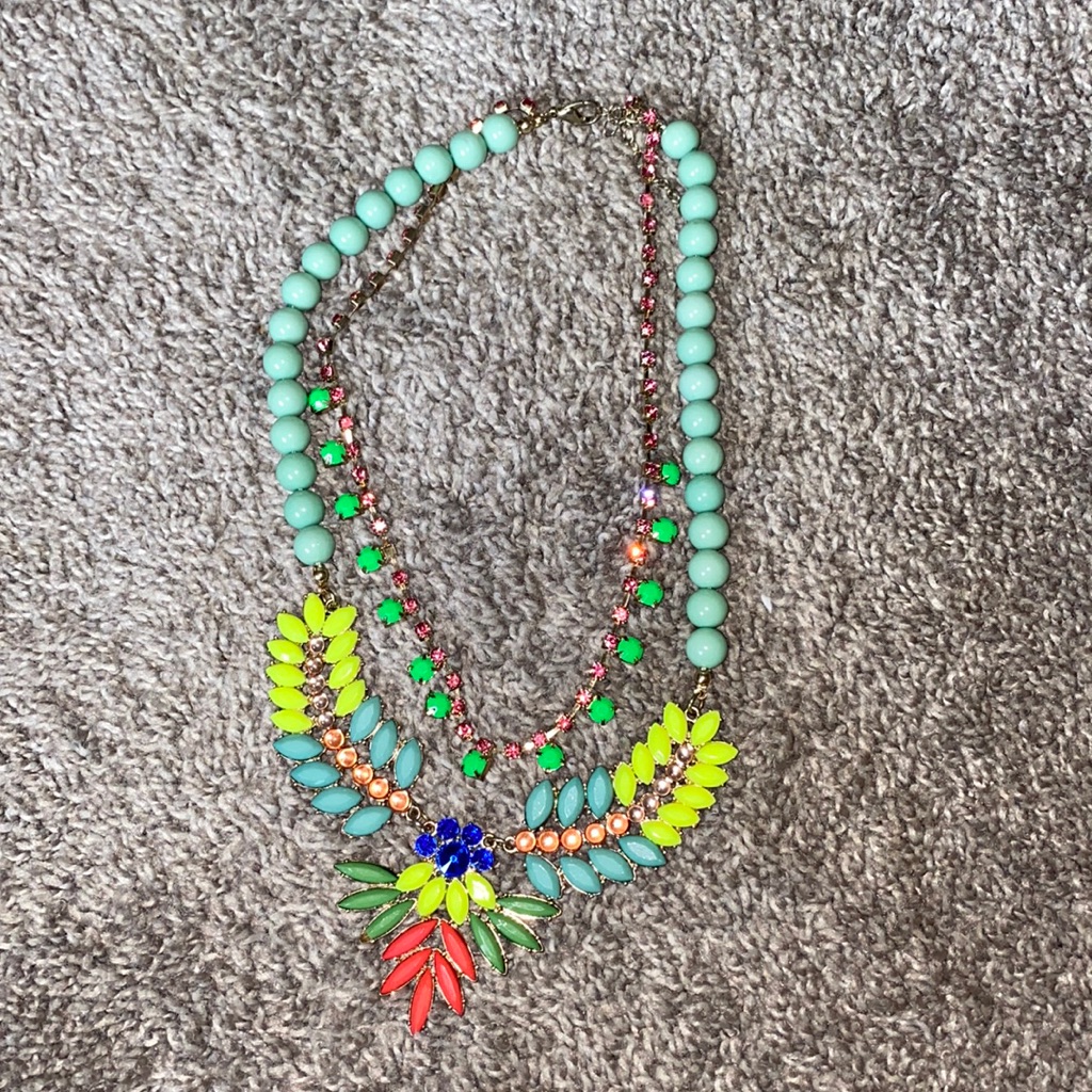 Colorful Necklace 12$